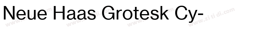 Neue Haas Grotesk Cy字体转换 Neue Haas Grotesk Cy字体转换